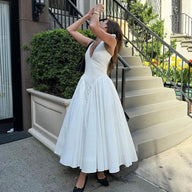 Yara Deep Neck Maxi Dress