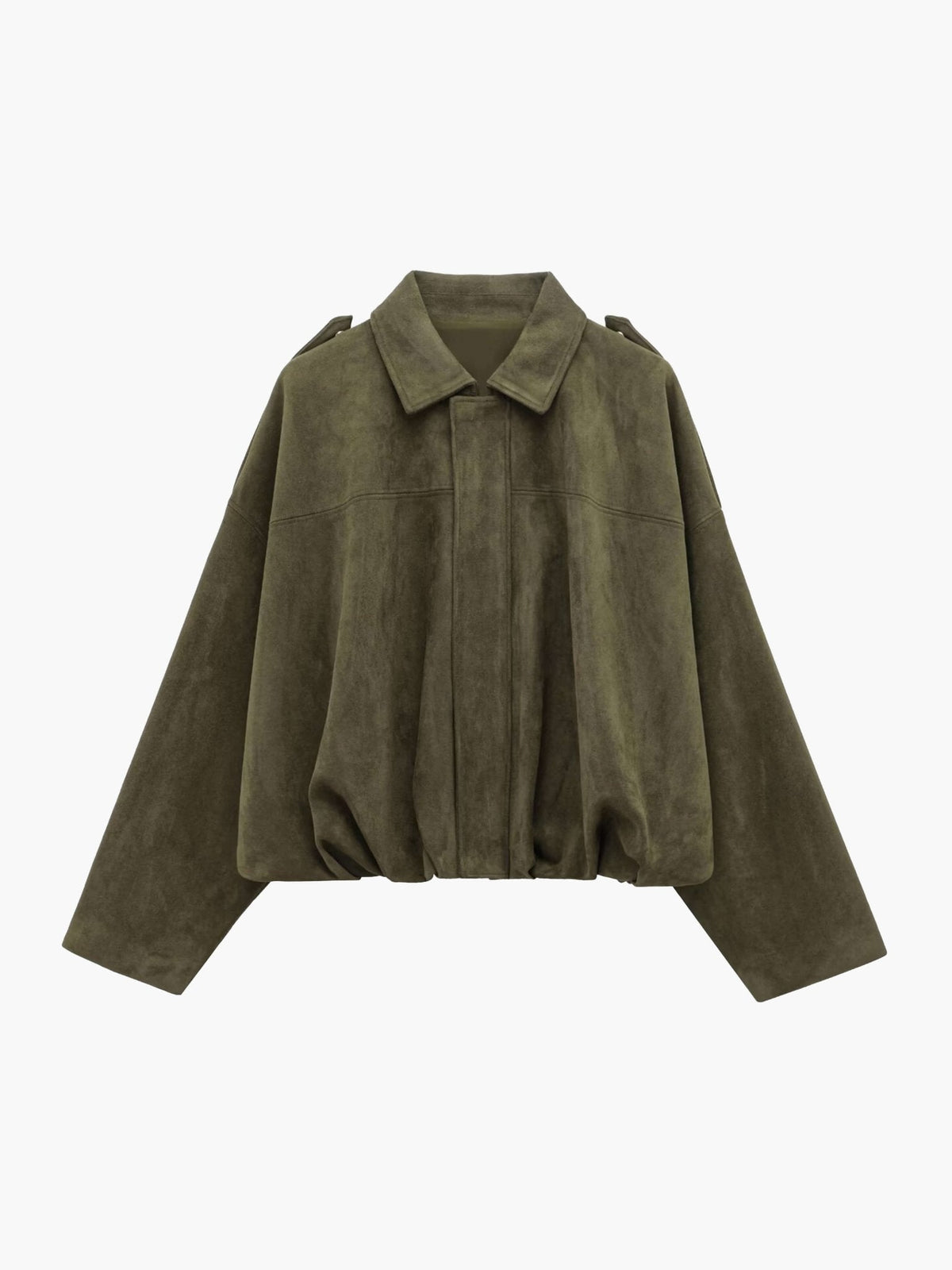 Zelda Suede Bomber Jacket